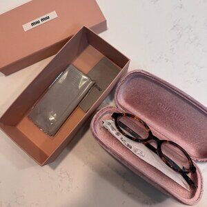 Miu miu Regard sunglasses - oval optical glasses